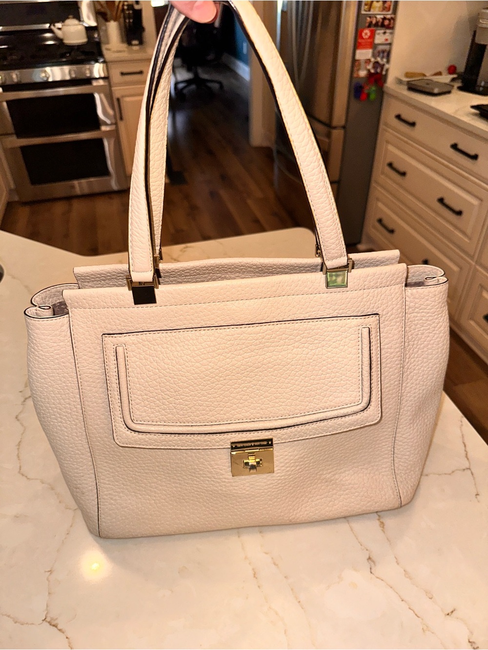 Kate Spade Everett Way Thatcher Large Leather Tote Bag